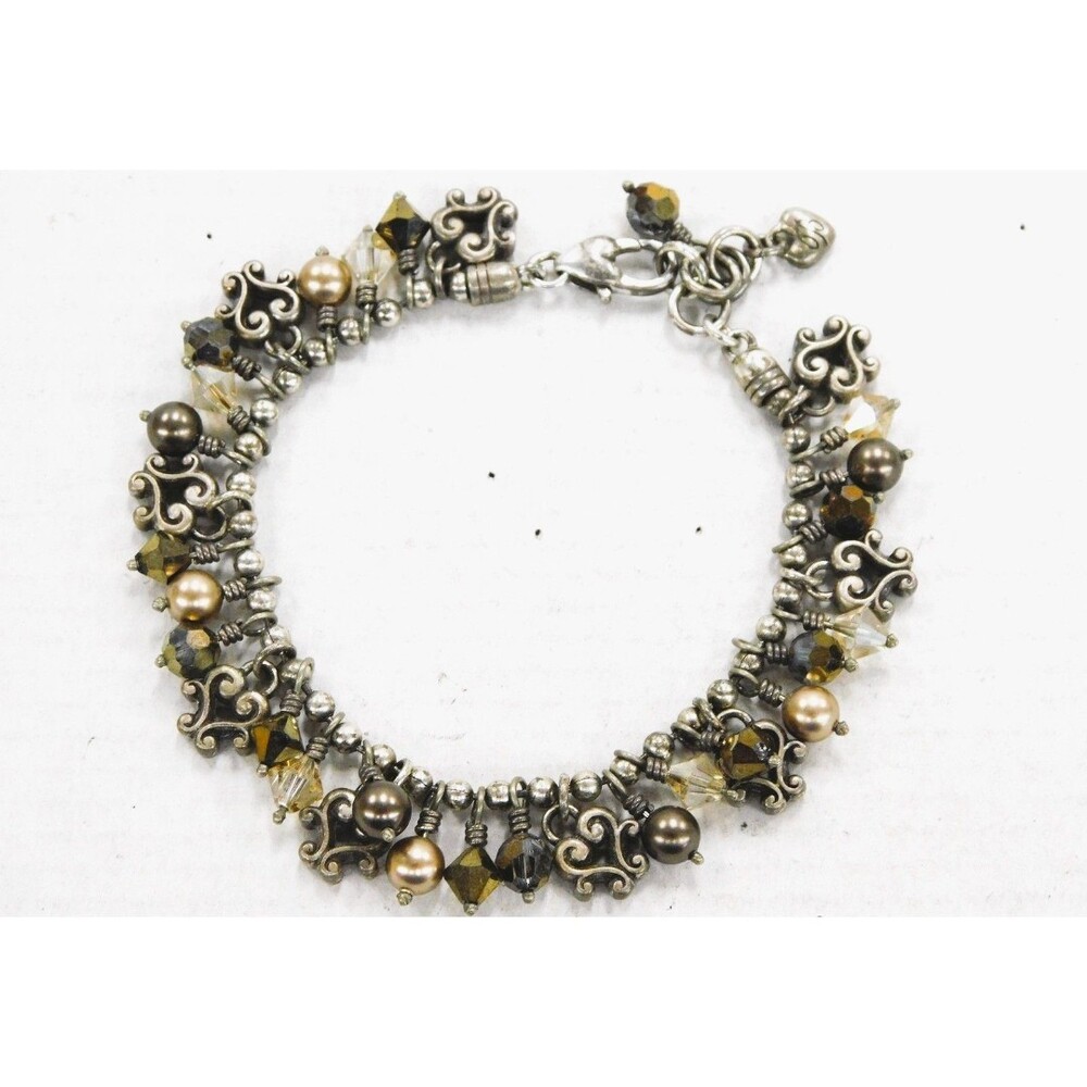 Collectible Brighton "Cannes" Charms & Beads Bracelet